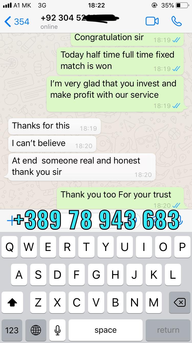 whatsapp proof from fixed matches 17 10