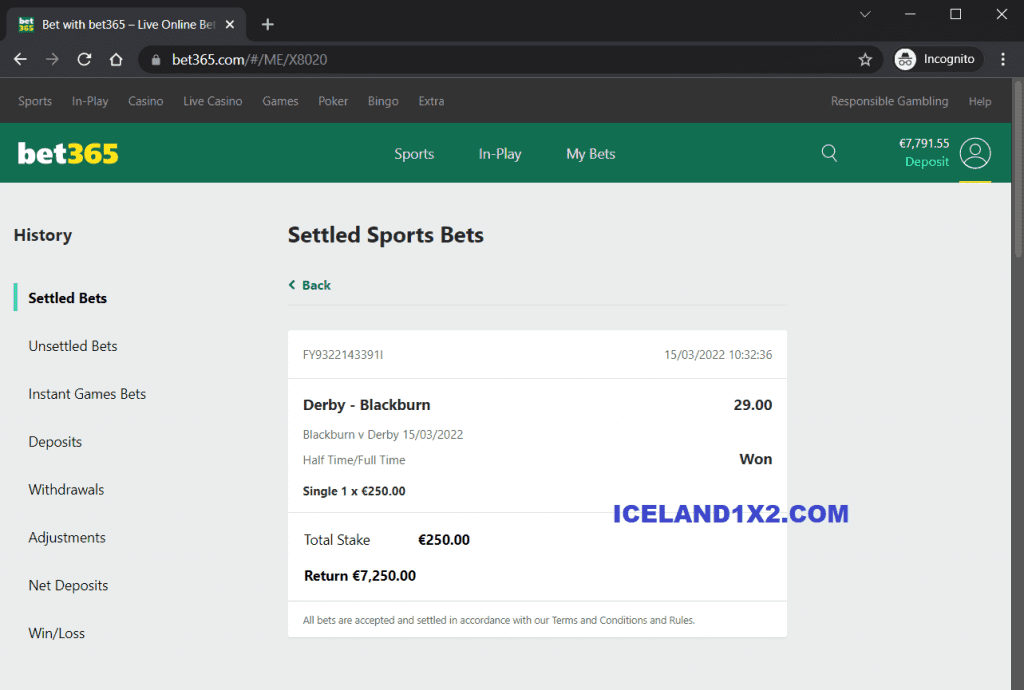 ht ft fixed matches soccer betting bets 1x2 won 15 03