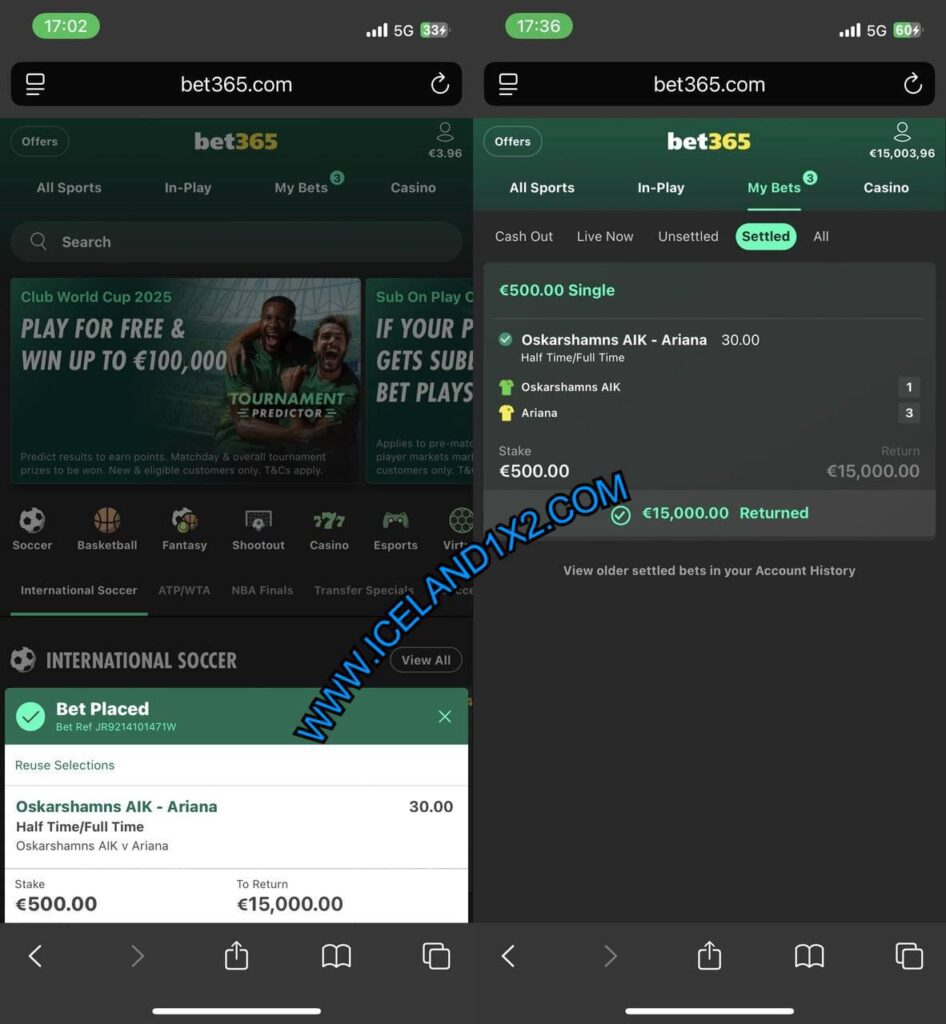 BEST BET365 FIXED MATCHES TIPS