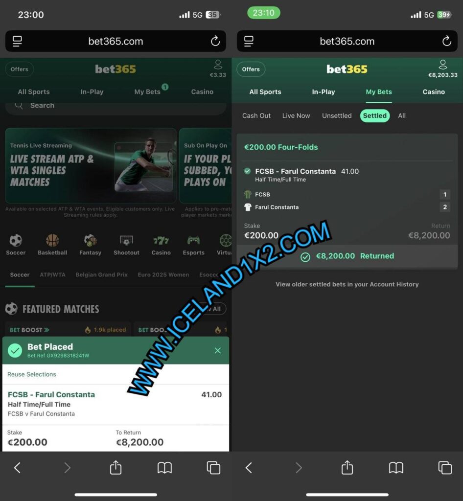 BEST FIXED MATCHES HTFT BETS
