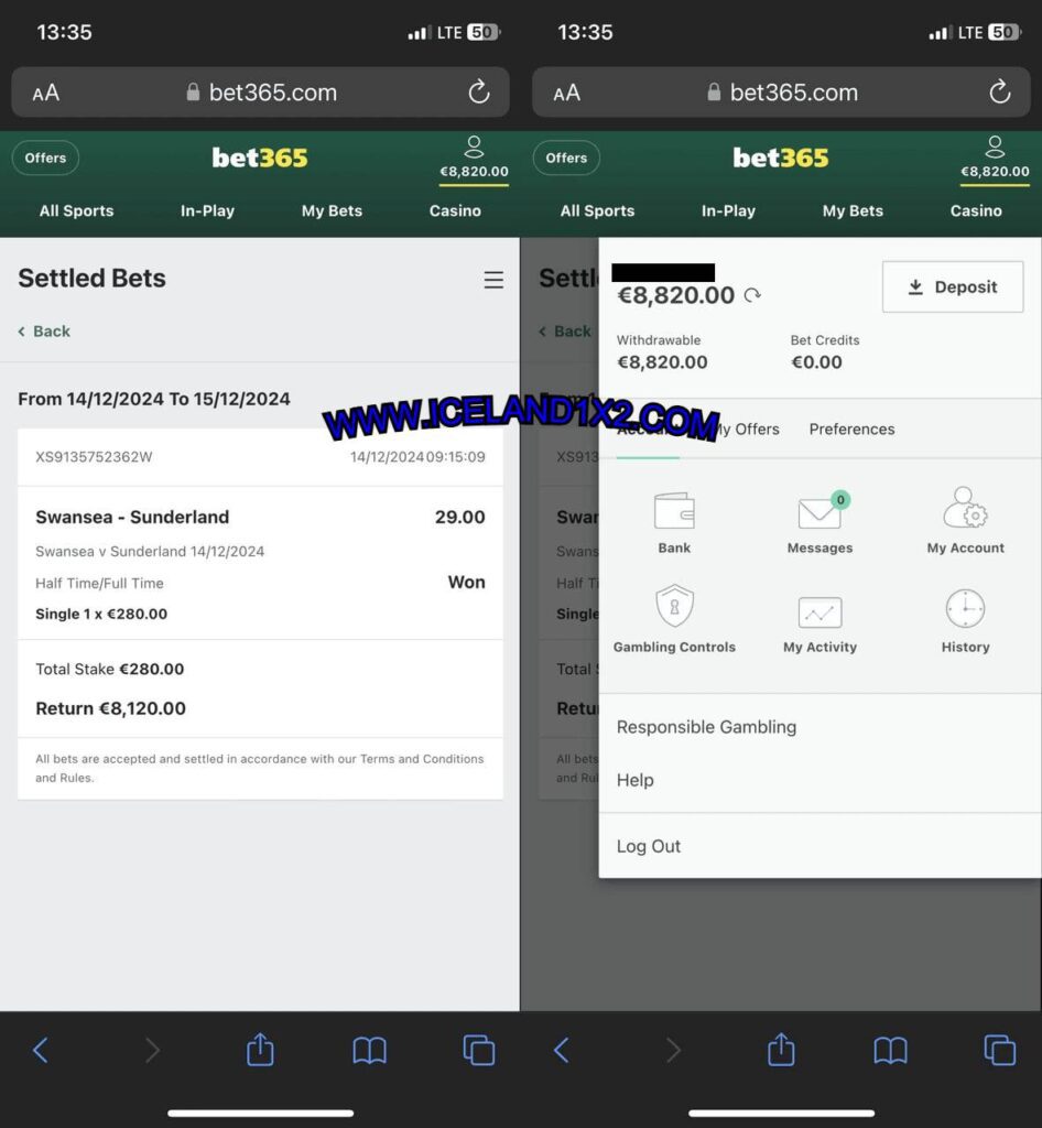 BEST HTFT BETTING TIPS BET365