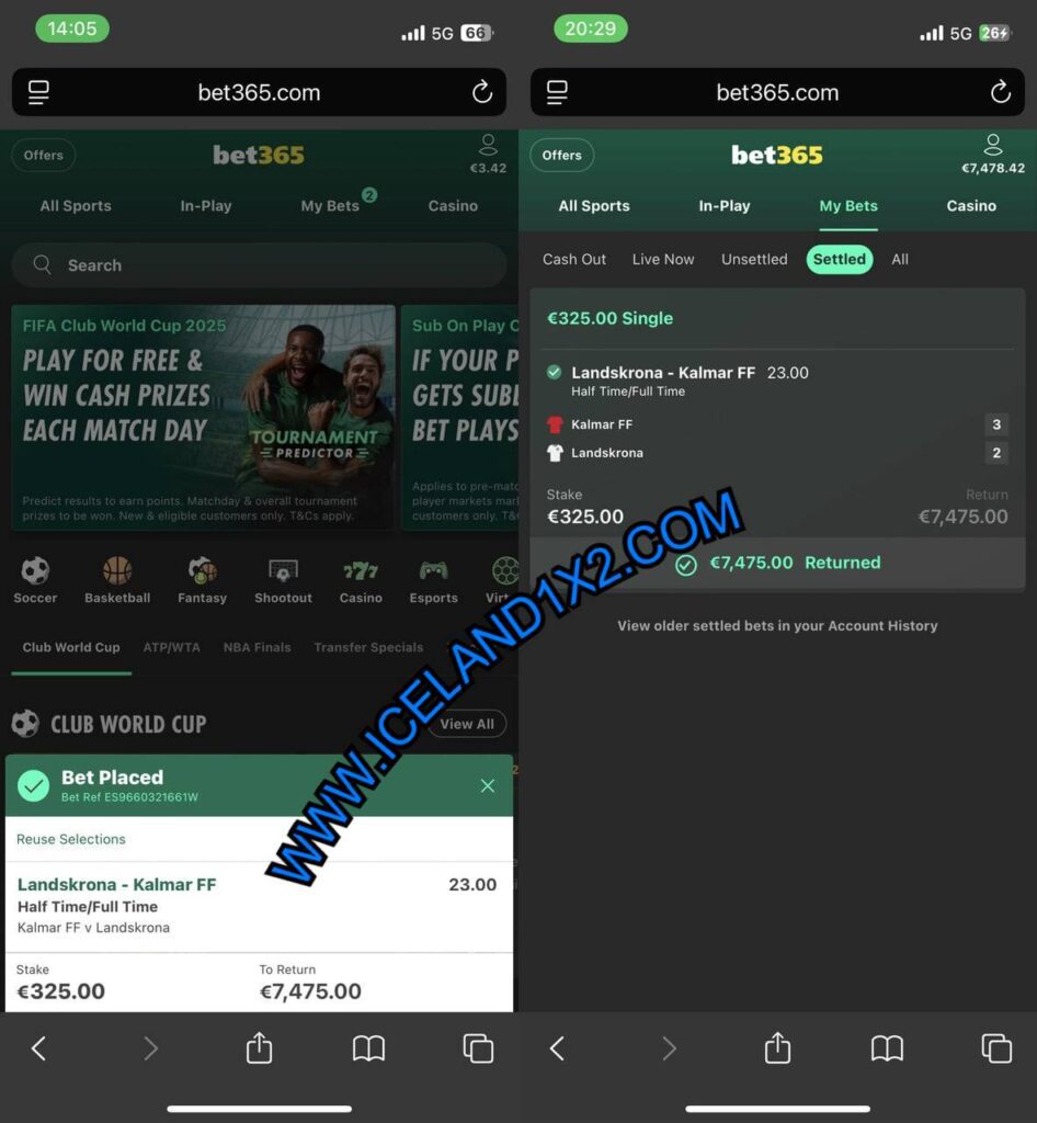 BEST HTFT FIXED MATCHES TIP ON BET365