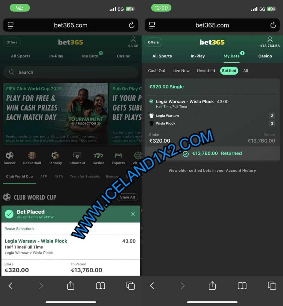BET365 SOCCER FIXED BETTING TIPS