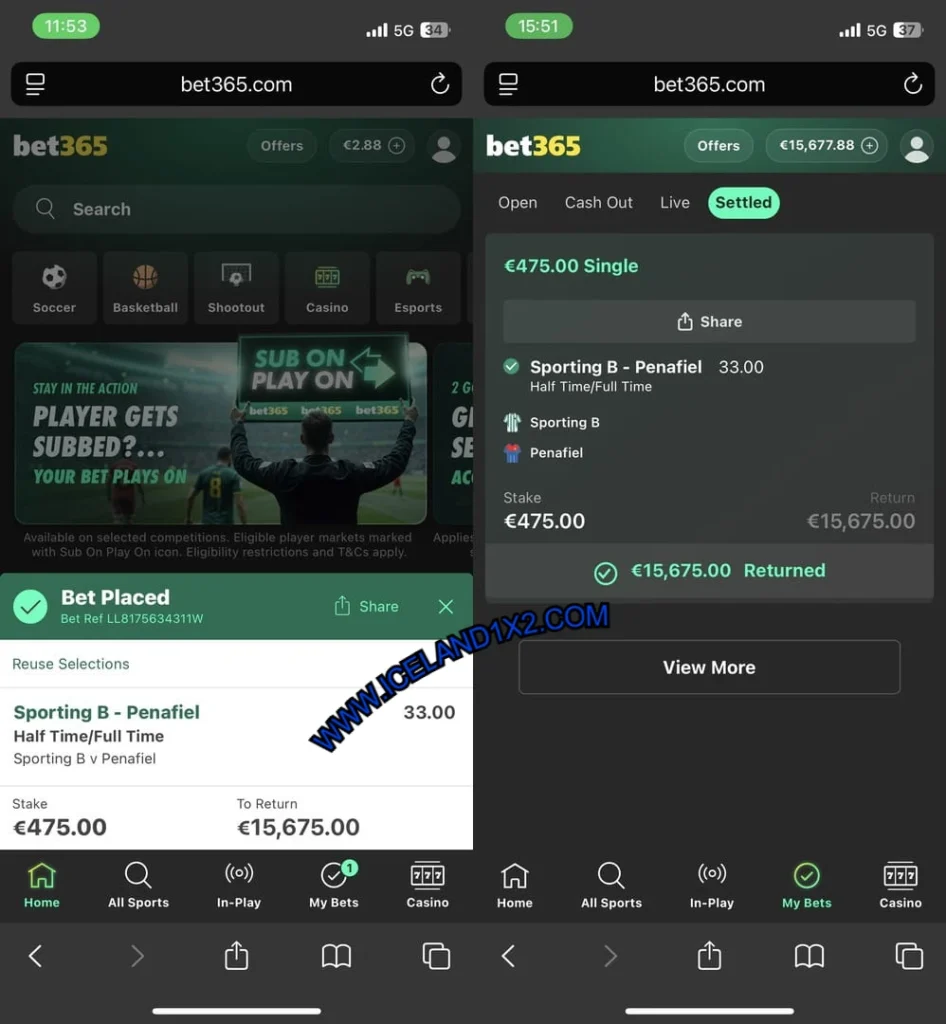 ICELAND HALFTIME FULLTIME FIXED TIPS