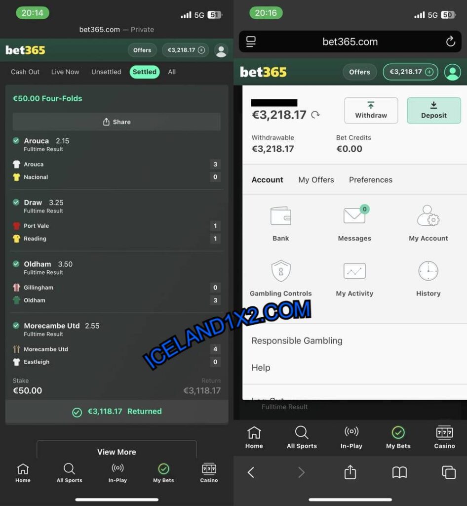 VIP ICELAND1X2 FIXED MATCHES